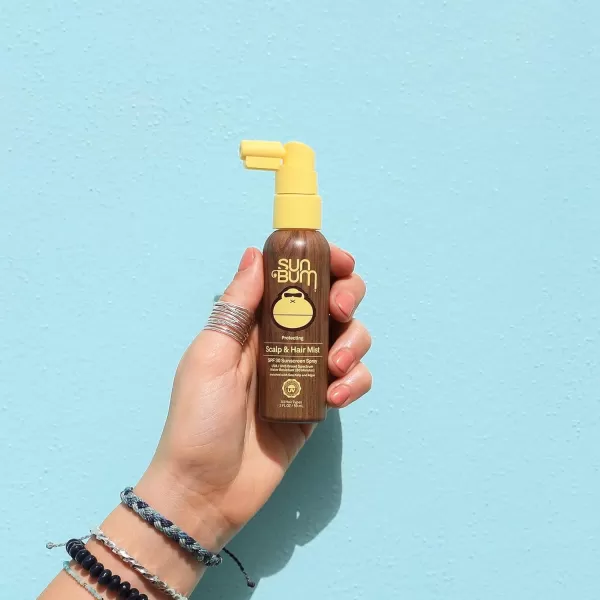 Sun Bum Original SPF 30 Sunscreen Scalp and Hair Mist I Vegan and Hawaii 104 Act Compliant Octinoxate Oxybenzone Free I Broad Spectrum UVAUVB Sunscreen Spray with Vitamin E I 2 OZHair Mist