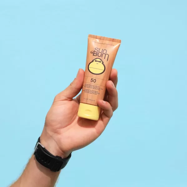 Sun Bum Original SPF 50 Sunscreen Lotion  Vegan and Hawaii 104 Act Compliant Octinoxate ampamp Oxybenzone Free Broad Spectrum Moisturizing UVAUVB Sunscreen with Vitamin E  3 oz3 Fl Oz Pack of 1