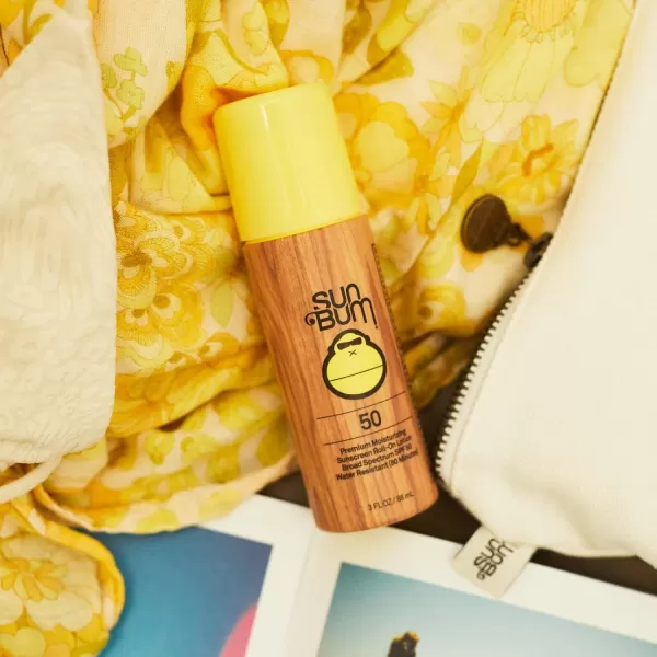 Sun Bum Original SPF 50 Sunscreen RollOn Lotion  Vegan Broad Spectrum Moisturizing UVAUVB Easy Roller Ball Sunscreen Lotion with Vitamin E  3 oz