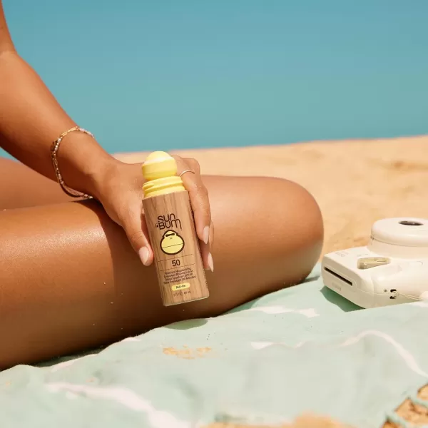 Sun Bum Original SPF 50 Sunscreen RollOn Lotion  Vegan Broad Spectrum Moisturizing UVAUVB Easy Roller Ball Sunscreen Lotion with Vitamin E  3 oz
