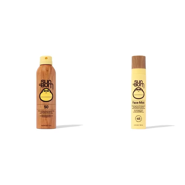 Sun Bum Original SPF 50 Sunscreen Spray Vegan and Hawaii 104 Act Compliant Octinoxate ampamp Oxybenzone Free Broad Spectrum Moisturizing UVAUVB Sunscreen with Vitamin E 6 oz natural6 Fl Oz Pack of 1