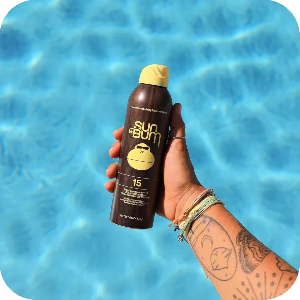 Sun Bum Original SPF 50 Sunscreen Spray Vegan and Hawaii 104 Act Compliant Octinoxate ampamp Oxybenzone Free Broad Spectrum Moisturizing UVAUVB Sunscreen with Vitamin E 6 oz natural6 Ounce Pack of 2