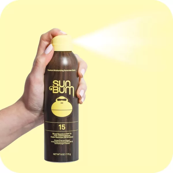 Sun Bum Original SPF 50 Sunscreen Spray Vegan and Hawaii 104 Act Compliant Octinoxate ampamp Oxybenzone Free Broad Spectrum Moisturizing UVAUVB Sunscreen with Vitamin E 6 oz natural6 Ounce Pack of 2