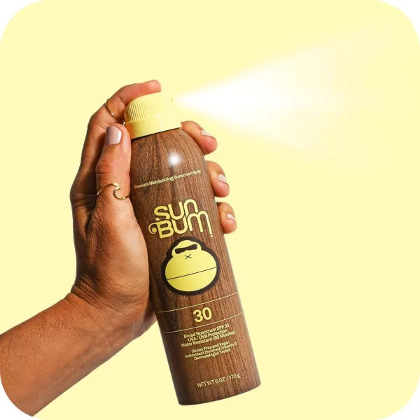 Sun Bum Original SPF 50 Sunscreen Spray Vegan and Hawaii 104 Act Compliant Octinoxate ampamp Oxybenzone Free Broad Spectrum Moisturizing UVAUVB Sunscreen with Vitamin E 6 oz natural6 Ounce Pack of 2