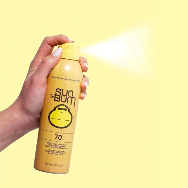 Sun Bum Original SPF 50 Sunscreen Spray Vegan and Hawaii 104 Act Compliant Octinoxate ampamp Oxybenzone Free Broad Spectrum Moisturizing UVAUVB Sunscreen with Vitamin E 6 oz natural6 Ounce Pack of 1