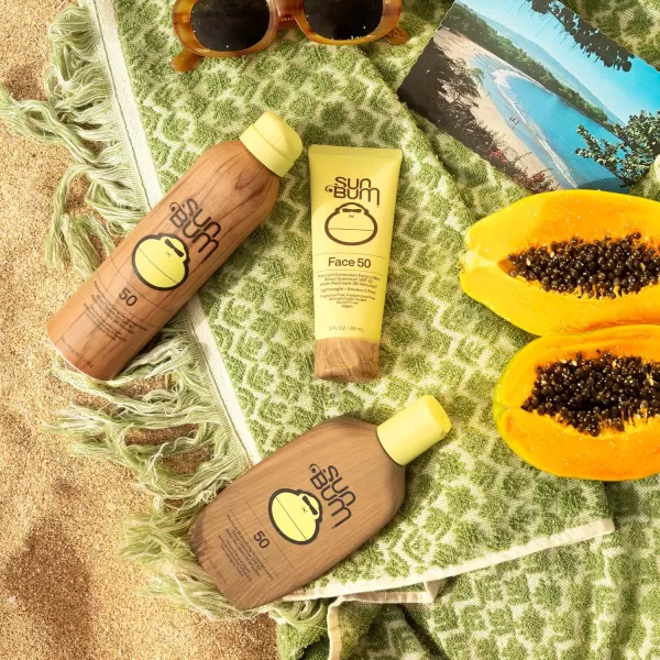 Sun Bum Original SPF 70 Sunscreen Face Lotion  Vegan FragranceFree Moisturizing Broad Spectrum UVAUVB Sunscreen With Vitamin E  3 OzSPF 50