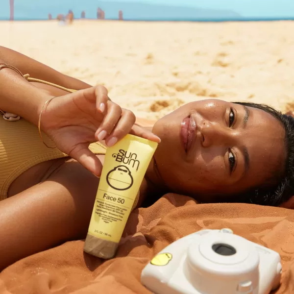 Sun Bum Original SPF 70 Sunscreen Face Lotion  Vegan FragranceFree Moisturizing Broad Spectrum UVAUVB Sunscreen With Vitamin E  3 OzSPF 50