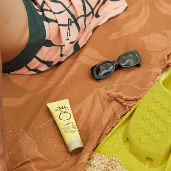 Sun Bum Original SPF 70 Sunscreen Face Lotion  Vegan FragranceFree Moisturizing Broad Spectrum UVAUVB Sunscreen With Vitamin E  3 OzSPF 70