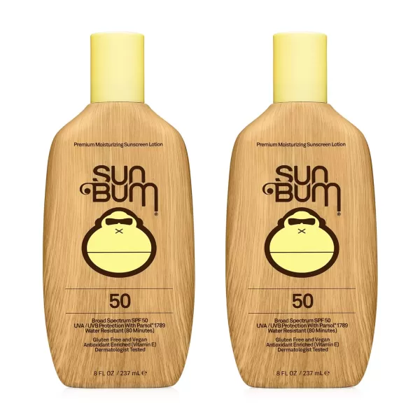 Sun Bum Original Scent SPF 30 Sunscreen Lotion  Vegan and Hawaii 104 Act Compliant Octinoxate ampamp Oxybenzone Free Broad Spectrum Moisturizing UVAUVB Sunscreen with Vitamin E  8 ozSPF 50