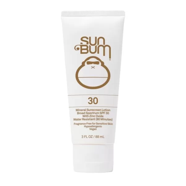 Sun Bum Mineral SPF 50 Sunscreen Lotion  Vegan and Hawaii 104 Act Compliant Octinoxate ampamp Oxybenzone Free Broad Spectrum Natural Sunscreen with UVAUVB Protection  3 ozSPF 50 Lotion
