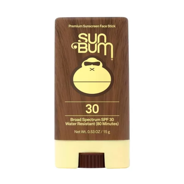 Sun Bum Original SPF 30 Sunscreen Face Stick  Vegan and Reef Friendly Octinoxate ampamp Oxybenzone Free Broad Spectrum Moisturizing RollOn UVAUVB Sunscreen with Vitamin E  45 oz 2045030