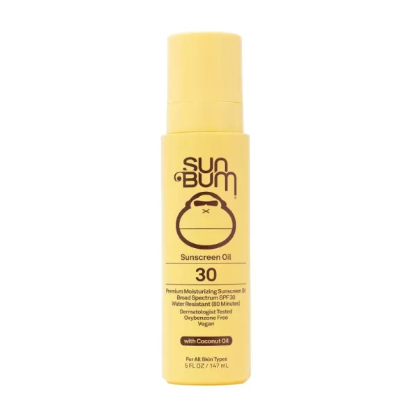 Sun Bum Original SPF 30 Sunscreen Oil  Vegan and Hawaii 104 Act Compliant Octinoxate ampamp Oxybenzone Free Broad Spectrum Moisturizing UVAUVB Glowing Sunscreen Lotion with Vitamin E  5 oz