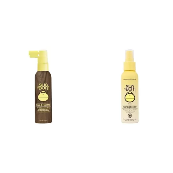 Sun Bum Original SPF 30 Sunscreen Scalp and Hair Mist I Vegan and Hawaii 104 Act Compliant Octinoxate Oxybenzone Free I Broad Spectrum UVAUVB Sunscreen Spray with Vitamin E I 2 OZHair Mist  Hair Lightener