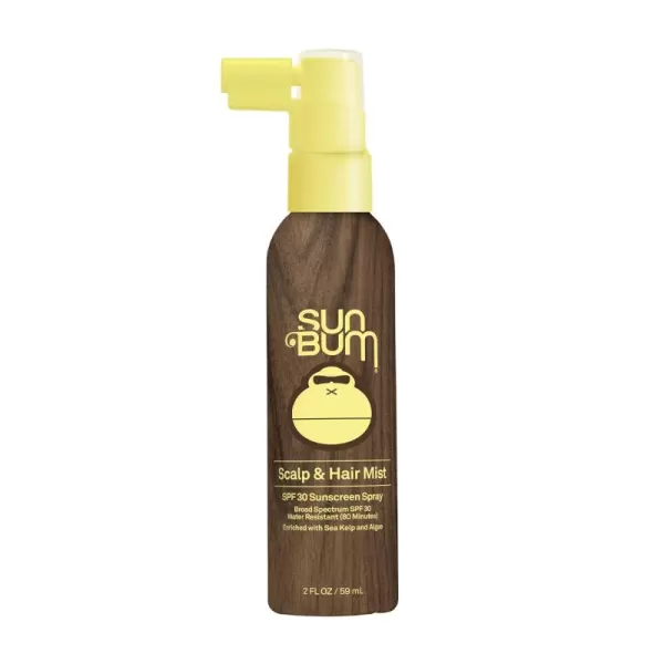 Sun Bum Original SPF 30 Sunscreen Scalp and Hair Mist I Vegan and Hawaii 104 Act Compliant Octinoxate Oxybenzone Free I Broad Spectrum UVAUVB Sunscreen Spray with Vitamin E I 2 OZHair Mist
