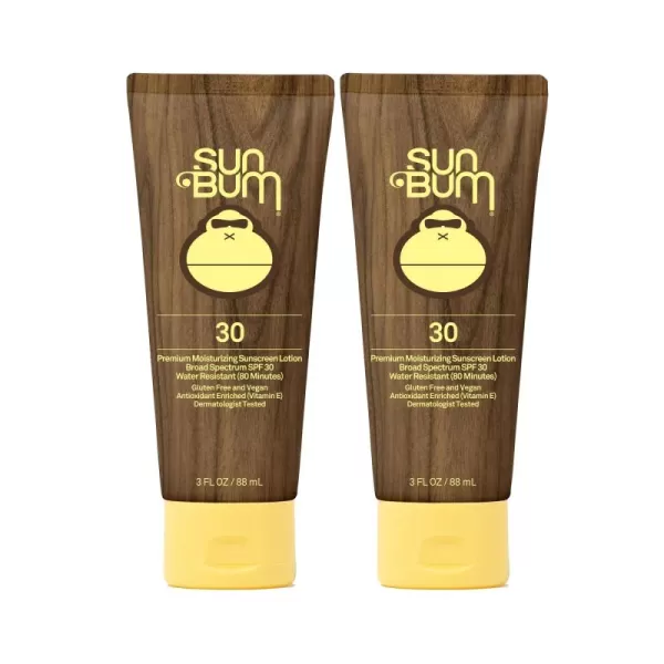 Sun Bum Original SPF 50 Sunscreen Lotion  Vegan and Hawaii 104 Act Compliant Octinoxate ampamp Oxybenzone Free Broad Spectrum Moisturizing UVAUVB Sunscreen with Vitamin E  3 oz3 Fl Oz Pack of 2