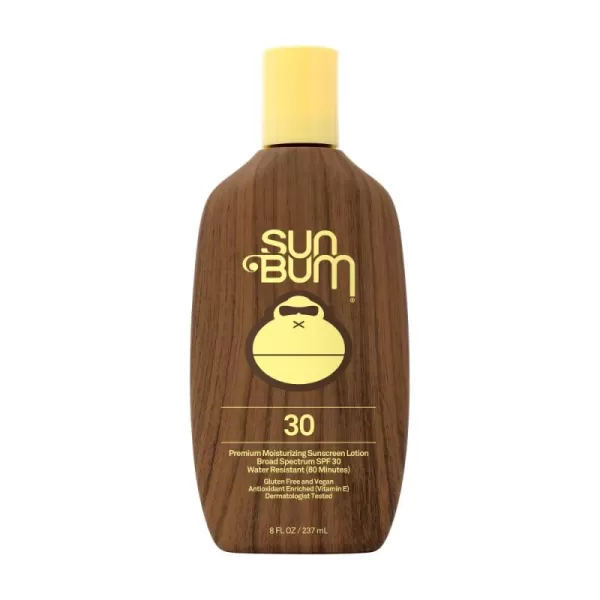 Sun Bum Original Scent SPF 30 Sunscreen Lotion  Vegan and Hawaii 104 Act Compliant Octinoxate ampamp Oxybenzone Free Broad Spectrum Moisturizing UVAUVB Sunscreen with Vitamin E  8 ozSPF 30