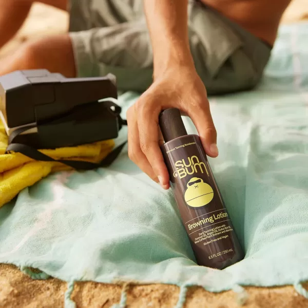Sun Bum Browning Lotion  Vegan and Hawaii Act 104 Compliant Octinoxate ampamp Oxybenzone Free Sun Tanning Cream with Aloe Vera  85 oz