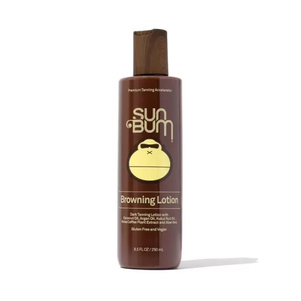 Sun Bum Browning Lotion  Vegan and Hawaii Act 104 Compliant Octinoxate ampamp Oxybenzone Free Sun Tanning Cream with Aloe Vera  85 oz