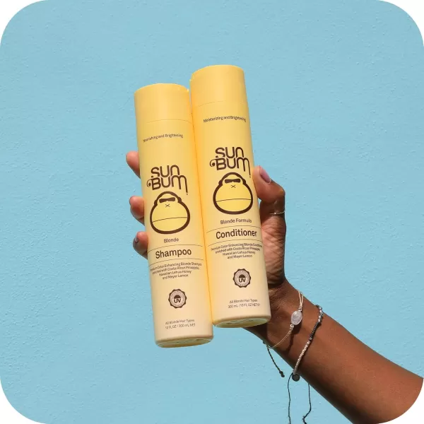 Sun Bum Blonde Formula Daily Conditioner 10 FL OZ Color Safe Paraben Free Gluten Free
