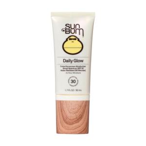 imageSun Bum Daily SPF 30 Glow Sunscreen Face Lotion  Moisturizing Facial Sunblock  Tinted Dewy Finish Hawaii 104 Act Compliant Octinoxate ampamp Oxybenzone Free  Travel Friendly  17 oz