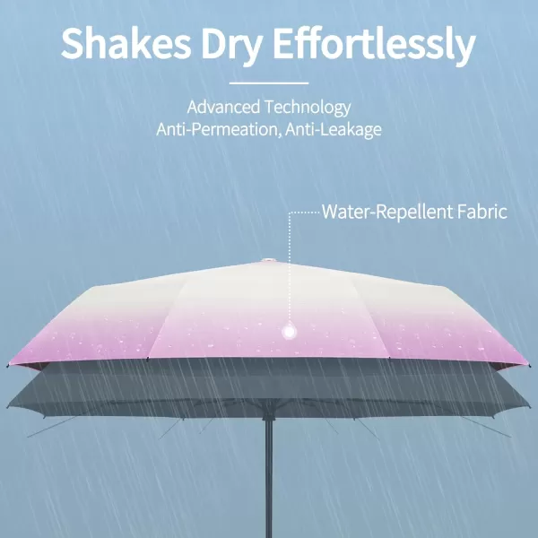 Yoobure Travel Umbrella Windproof Compact Umbrellas for Rain Colorful Sun Umbrella UV Protection Portable Small Umbrella for Backpack Folding UV Blocker Umbrella for Walking Lightweight StrongPurple