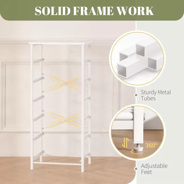 imageYoobure Tall Dresser for Bedroom Dressers ampamp Chests of Drawers 6 Vertical Storage Drawers Fabric Dresser for Closet Night Stand Side Table for Small Space Nightstand End Table for Living Room DormWhite