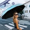 imageYoobure Double Vented Canopy Travel Umbrella Automatic Umbrellas for Rain Windproof Compact Umbrella for Car UV Umbrella Sun Umbrella for Walking Portable Large Umbrella for Backpack LightweightSky Blue