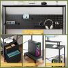 imageYoobure L Shaped Desk with Pegboard Reversible Computer Desk with Drawers ampamp Storage Shelves Gaming Desk with LED Lights ampamp Power Outlets Office Desk with Monitor Stand Corner Desk Home Office DesksCarbon Fiber Black