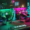 imageYoobure L Shaped Desk with Pegboard Reversible Computer Desk with Drawers ampamp Storage Shelves Gaming Desk with LED Lights ampamp Power Outlets Office Desk with Monitor Stand Corner Desk Home Office DesksBlack