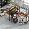 imageYoobure L Shaped Desk with Pegboard Reversible Computer Desk with Drawers ampamp Storage Shelves Gaming Desk with LED Lights ampamp Power Outlets Office Desk with Monitor Stand Corner Desk Home Office DesksVintage Brown