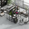 imageYoobure L Shaped Desk with Pegboard Reversible Computer Desk with Drawers ampamp Storage Shelves Gaming Desk with LED Lights ampamp Power Outlets Office Desk with Monitor Stand Corner Desk Home Office DesksCharcoal Gray