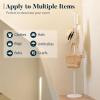 imageYoobure Coat Rack Freestanding with Natural Marble Base Coat Tree with 8 Hooks Heavy Duty Coat Hanger Stand Metal Coat Rack Stand for Jacket Hat Clothes ampamp Bag Hall Tree Hat Rack for EntrywayWhite