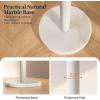imageYoobure Metal Coat Rack Freestanding with Marble Base Coat Tree with 12 Hooks ampamp Umbrella Holder Coat Hanger Stand for Corner Entryway Bedroom Office Heavy Duty Coat Rack Stand for Clothes Hats BagsWhite