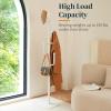 imageYoobure Coat Rack Freestanding with Natural Marble Base Cactus Coat Tree with 6 Lshaped Hooks Heavy Duty Coat Hanger Stand Metal Coat Rack Stand for Entryway Hall Tree for JacketHatClothesBagWhite