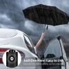 imageYoobure Small Mini Umbrella with Case Light Compact Design Perfect for Travel Lightweight Portable Parasol Outdoor SunampampRain UmbrellasAuto Black