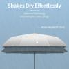 imageYoobure Small Mini Umbrella with Case Light Compact Design Perfect for Travel Lightweight Portable Parasol Outdoor SunampampRain UmbrellasColorful  Grey