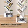 imageYoobure Tree Bookshelf with LED Light 6 Tier Book Shelf Small Bookcase Narrow Bookshelves with Storage Wood Book Case Organizer for CDsBooks FloorStanding Rack for Bedroom Office Rustic BrownWhite