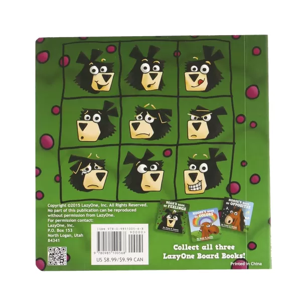 Bears Book of Feeling Educational Picture Board Book about Feelings