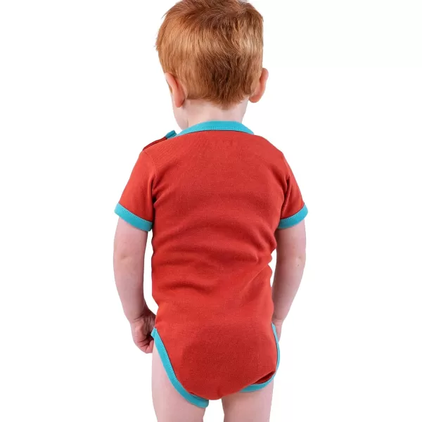 Lazy One Cute Unisex Baby Bodysuit Cute Animal Designs 618 MonthsDont Moose Infant Onepiece