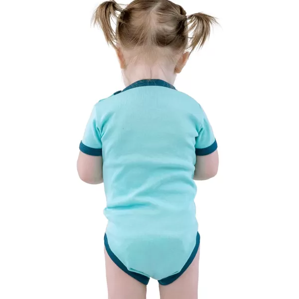 Lazy One Cute Unisex Baby Bodysuit Cute Animal Designs 618 MonthsIm Otterly Adorable Infant Onepiece