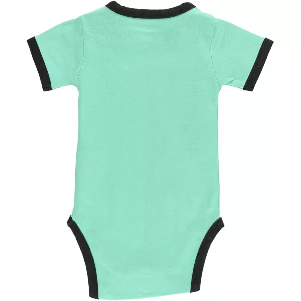 Lazy One Cute Unisex Baby Bodysuit Cute Animal Designs 618 MonthsPasture Bedtime Mint Infant Onepiece