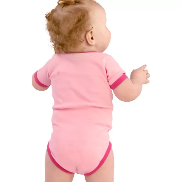 Lazy One Cute Unisex Baby Bodysuit Cute Animal Designs 618 MonthsStay Magical Infant Onepiece