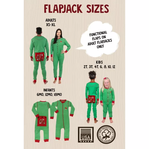 Lazy One Flapjacks Matching Christmas Pajamas for the Dog Baby ampamp Kids Teens and AdultsDont Open Til Christmas Flapjack Onesie