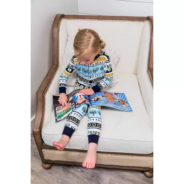 Lazy One Flapjacks Matching Christmas Pajamas for the Dog Baby ampamp Kids Teens and AdultsHappy Hanukkah Flapjack Onesie