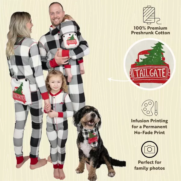 Lazy One Flapjacks Matching Christmas Pajamas for the Dog Baby ampamp Kids Teens and AdultsMulticolour