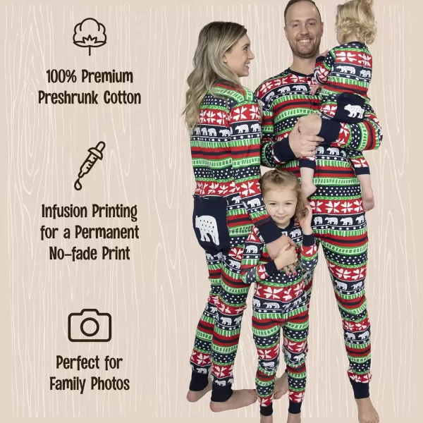 Lazy One Flapjacks Matching Christmas Pajamas for the Dog Baby ampamp Kids Teens and AdultsSweater Bear Flapjack Onesie