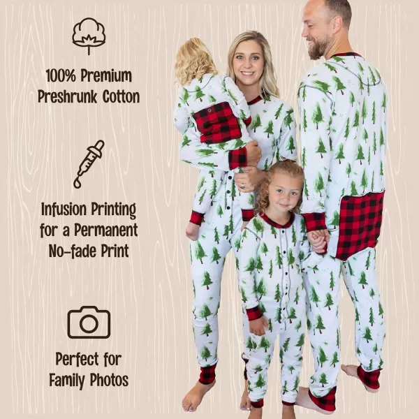 Lazy One Flapjacks Matching Pajamas for The Dog Baby Kids Teens and AdultsEvergreen Plaid Flapjack Onesie