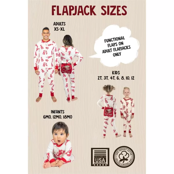 Lazy One Flapjacks Matching Pajamas for The Dog Baby Kids Teens and AdultsLobster Trap Door Flapjack Onesie