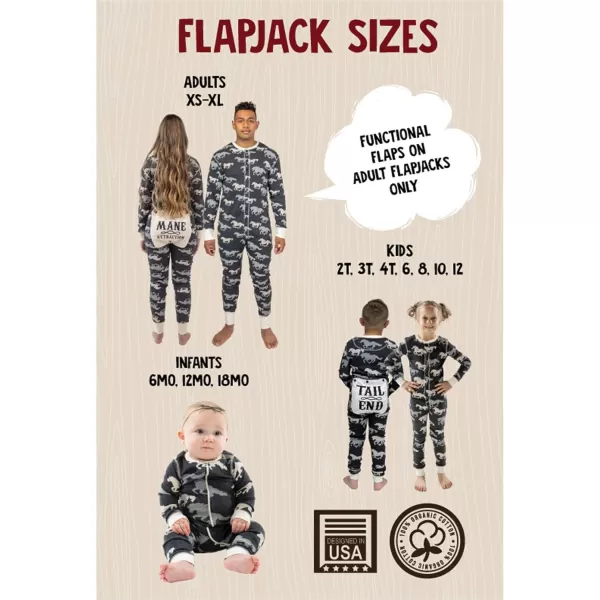 Lazy One Flapjacks Matching Pajamas for The Dog Baby Kids Teens and AdultsMane Attraction Flapjack Onesie
