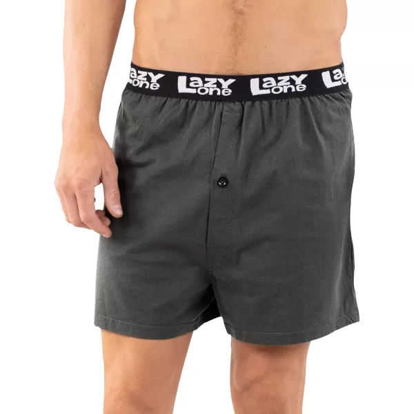 Lazy One Funny Animal Boxers Humorous Underwear Novelty Boxer Shorts Gag Gifts for MenGluteus Maximoose Gladiator Boxers